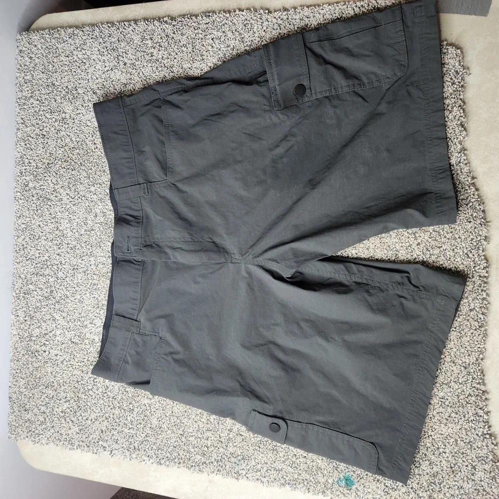 Orvis Shorts Adult 38 Gray Nylon Cargo Pockets Casual Lightweight Mens‎ * Hiking